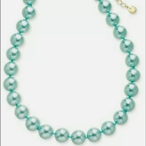 Aqua Pearl 17in Necklace Charter Club